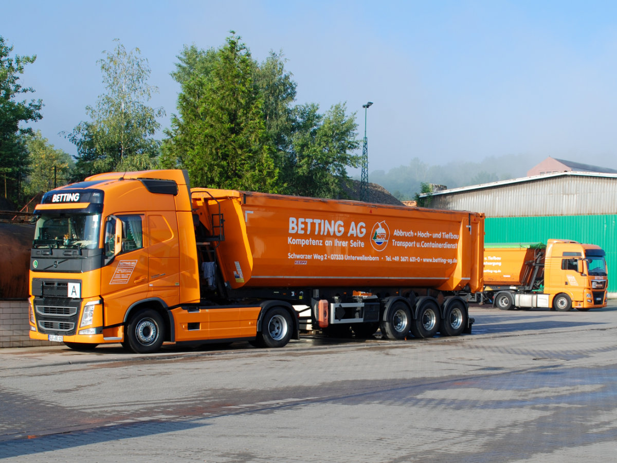 Volvo FH 500 Stahl-Kippsattel